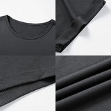 Maxbell Maxbell T Shirt for Women Summer Ladies Short Sleeve Top for Office Walking Shopping XXL