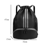 Maxbell 2xDrawstring Backpack Daypack Sports Drawstring Backpack for Gym Casual Hiking
