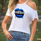 Maxbell Maxbell Women's T Shirt Summer Sportswear Soft Crewneck Tee for Beach Traveling Work S