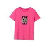 Maxbell Maxbell Womens T Shirt Summer Trendy Sportswear Crew Neck Tee for Holiday Work Beach L Rose Pink