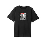 Maxbell Maxbell Womens T Shirt Summer Clothing Short Sleeve Top for Walking Shopping Holiday M Black