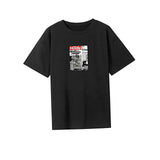 Maxbell Maxbell Womens T Shirt Summer Clothing Short Sleeve Top for Walking Shopping Holiday XL Black