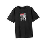 Maxbell Maxbell Womens T Shirt Summer Clothing Short Sleeve Top for Walking Shopping Holiday XL Black