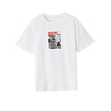 Maxbell Maxbell Womens T Shirt Summer Clothing Short Sleeve Top for Walking Shopping Holiday XXL White
