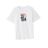 Maxbell Maxbell Womens T Shirt Summer Clothing Short Sleeve Top for Walking Shopping Holiday XXL White