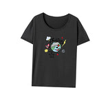 Maxbell Maxbell Women's T Shirt Summer Ladies Crewneck Shirt for Holiday Camping Backpacking S Grey