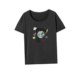 Maxbell Maxbell Women's T Shirt Summer Ladies Crewneck Shirt for Holiday Camping Backpacking S Grey