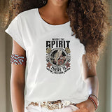 Maxbell Maxbell Womens T Shirt Summer Casual Simple Crewneck Shirt for Beach Vacation Office XXL