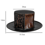 Maxbell Maxbell Steampunk Top Hat Decorative Costume Accessory Fancy Dress Fashion Headgear