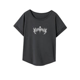 Maxbell Maxbell Womens T Shirt Summer Ladies Clothes Crewneck Tee for Camping Work Traveling XL