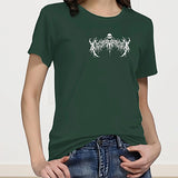 Maxbell Maxbell Womens T Shirt Summer Regular Neck Tee for Sports Traveling Camping XL Green