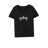 Maxbell Maxbell Womens T Shirt Summer Soft Short Sleeve Top for Daily Wear Holiday Traveling S Black