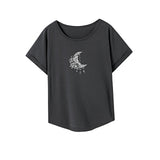 Maxbell Maxbell Women's T Shirt Summer Soft Classic Crew Neck Tee for Office Wear XXL
