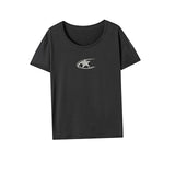 Maxbell Maxbell Women's T Shirt Summer Simple Casual Crewneck Shirt for Work Camping Walking M Grey
