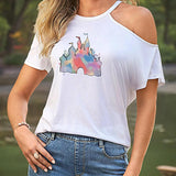 Maxbell Maxbell T Shirt for Women Summer Ladies Crew Neck Shirt for Street Commuting Camping XL
