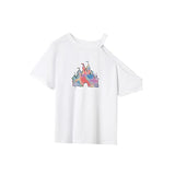 Maxbell Maxbell T Shirt for Women Summer Ladies Crew Neck Shirt for Street Commuting Camping XXL