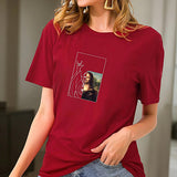 Maxbell Maxbell Women's T Shirt Summer Casual Clothes Basic Tee Shirt for Street XXL Red