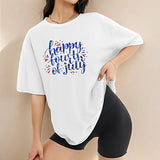 Maxbell Maxbell T Shirt for Women Summer Soft Short Sleeve Top for Backpacking Vacation Trip XXL White