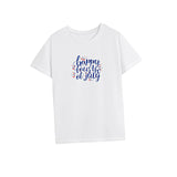 Maxbell Maxbell T Shirt for Women Summer Round Neck Basic Tee for Camping Vacation Traveling XXL White