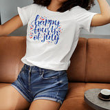 Maxbell Maxbell T Shirt for Women Summer Round Neck Basic Tee for Camping Vacation Traveling XXL White