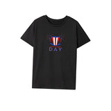 Maxbell Maxbell Women's T Shirt Summer Soft Costume Basic Tee for Commuting Vacation Camping XXL Black
