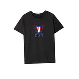 Maxbell Maxbell Women's T Shirt Summer Soft Costume Basic Tee for Commuting Vacation Camping XXL Black