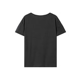 Maxbell Maxbell Women's T Shirt Summer Regular Fit Crewneck Tee for Beach Vacation Commuting M Grey