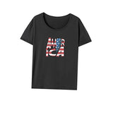 Maxbell Maxbell Women's T Shirt Summer Regular Fit Crewneck Tee for Beach Vacation Commuting M Grey