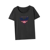 Maxbell Maxbell T Shirt for Women Summer Clothing Short Sleeve Top for Traveling Hiking Work M Grey