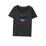 Maxbell Maxbell T Shirt for Women Summer Clothing Short Sleeve Top for Traveling Hiking Work XXL Grey