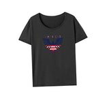 Maxbell Maxbell T Shirt for Women Summer Clothing Short Sleeve Top for Traveling Hiking Work XXL Grey