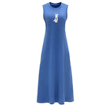 Maxbell Maxbell Women's Long Summer Dress Summer Sundress for Daily Wear Anniversary Walking XXL