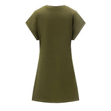 Maxbell Maxbell Women's Summer Dress Summer Formal A Line Dress for Traveling Holiday Office XXL