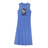 Maxbell Maxbell Women's Long Summer Dress Summer Teen Maxi Dress for Travel Street Commuting XXL