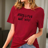 Maxbell Maxbell Women's T Shirt Summer Outfits Soft Crewneck Tee for Office Traveling Hiking XXL Red