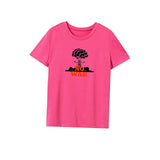 Maxbell Maxbell Womens T Shirt Summer Regular Fit Summer Tops for Wear Shopping XXL Rose Pink