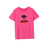 Maxbell Maxbell Womens T Shirt Summer Regular Fit Summer Tops for Wear Shopping XXL Rose Pink