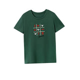 Maxbell Maxbell Womens T Shirt Summer Clothes Crewneck Shirt for Commuting Daily Wear Office XXL Green