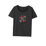 Maxbell Maxbell Womens T Shirt Summer Stylish Crew Neck Tee for Traveling Shopping Commuting XXL