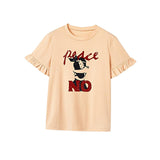Maxbell Maxbell Women's T Shirt Summer Female Trendy Crewneck Shirt for Holiday Walking Trip M