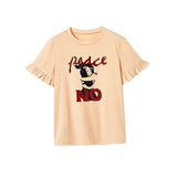Maxbell Maxbell Women's T Shirt Summer Female Trendy Crewneck Shirt for Holiday Walking Trip M