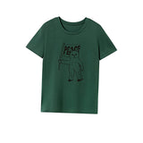 Maxbell Maxbell T Shirt for Women Summer Stylish Short Sleeve Top for Walking Work Traveling M Green