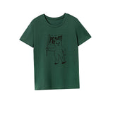 Maxbell Maxbell T Shirt for Women Summer Stylish Short Sleeve Top for Walking Work Traveling M Green