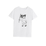 Maxbell Maxbell T Shirt for Women Summer Stylish Short Sleeve Top for Walking Work Traveling XXL White