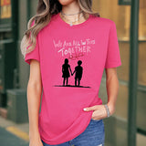 Maxbell Maxbell Womens T Shirt Summer Soft Streetwear Crew Neck Shirt for Beach Camping Trip XXL Rose Pink