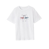 Maxbell Maxbell Womens T Shirt Summer Soft Basic Tee Shirt for Daily Wear Vacation Traveling M White