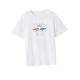 Maxbell Maxbell Womens T Shirt Summer Soft Basic Tee Shirt for Daily Wear Vacation Traveling M White