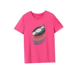 Maxbell Maxbell T Shirt for Women Summer Soft Clothes Crewneck Shirt for Holiday Hiking Work XXL Rose Pink