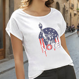 Maxbell Maxbell Women's T Shirt Summer Ladies Soft Basic Tee Shirt for Sports Camping Travel XXL