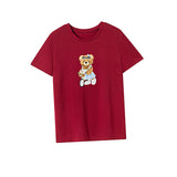 Maxbell Maxbell Womens T Shirt Summer Trendy Simple Crew Neck Tee for Hiking Sports Vacation XL Red